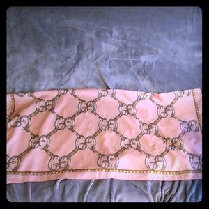Gucci pink silk scarf